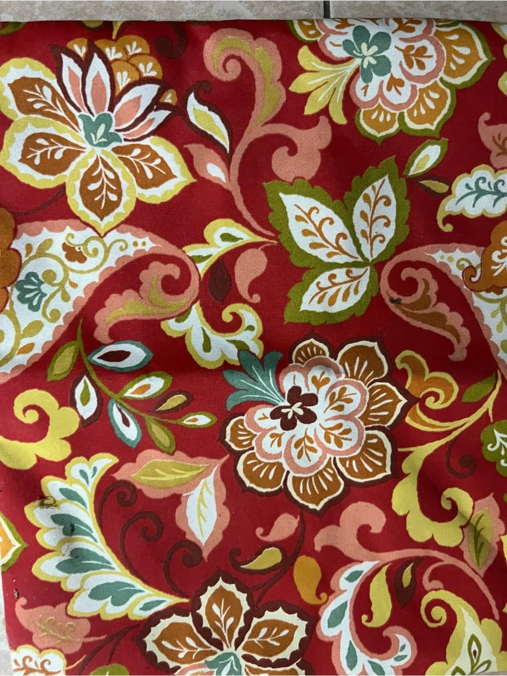 Red Floral Decorative Pillow Covers Vibrant Multicolor Print